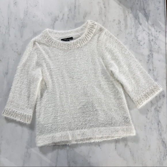 Fuzzy Sweater with Beading - Picture 2 of 14